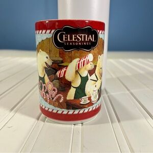 Celestial Seasonings Candy Cane Lane Polar Bear Mug